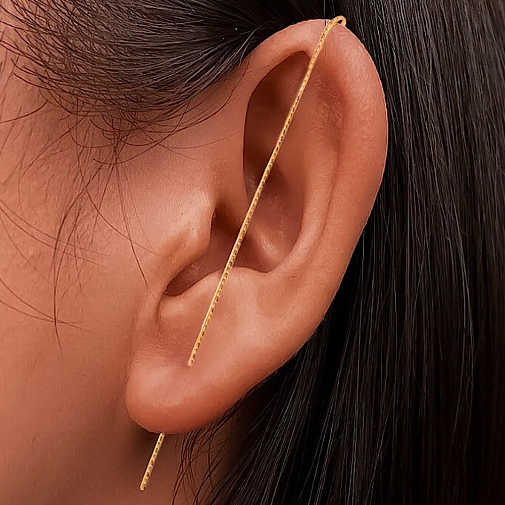 ⚜️𝟯𝟬%𝗢𝗙𝗙 𝗯𝘂𝗻𝗱𝗹𝗲𝘀 𝟯+⚜️ NEW Textured Simple Ear Hook Crawler Earrings